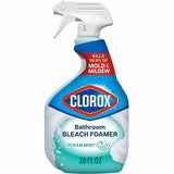 Clorox Disinfecting Bathroom Foamer with Bleach, 30 fl oz (0.9 quart), Ocean Mist Scent (CLO30614EA) Each