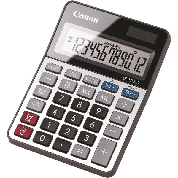 Canon LS-122TS Desktop Calculator, 12-Digit LCD (CNMLS122TS)