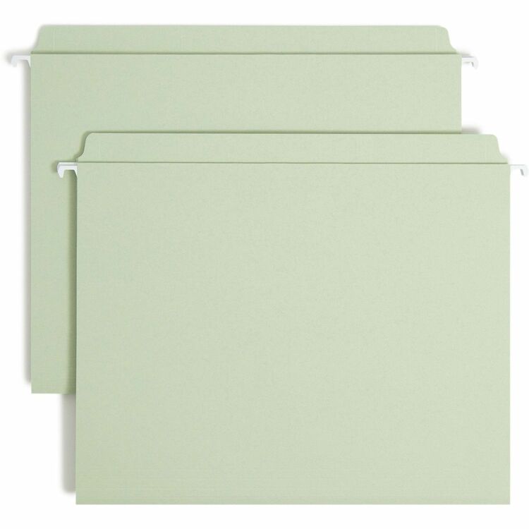 Smead Hanging Folders,W/2-Ply Tabs,Straight Tab,Ltr,20/Bx,Moss (SMD64101)