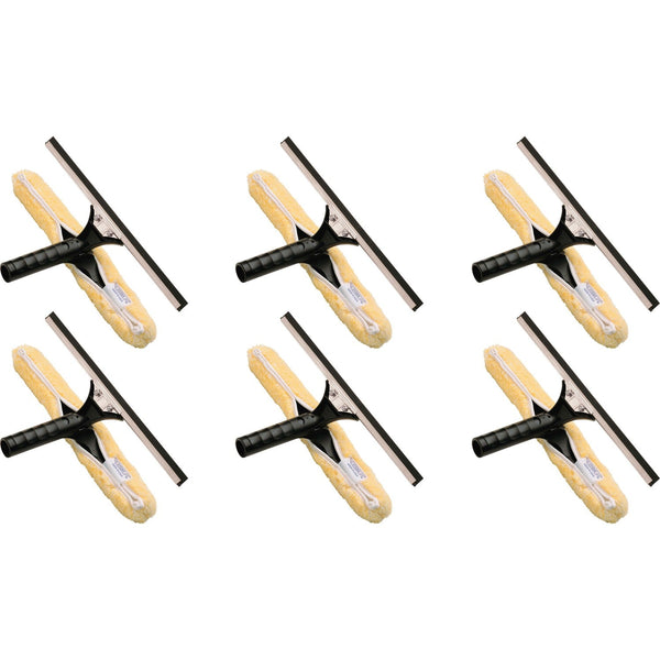 Ettore Stainless BackFlip Cleaning Tool, 14" Blade, Grooved Handle, Heavy Duty, Stainless Steel (ETO71141CT) Case of 6