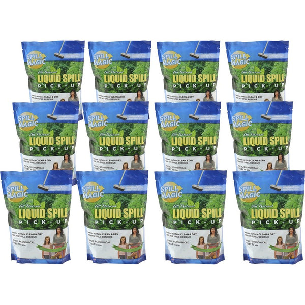 Spill Magic Absorbent Powder, Nontoxic, Single-Use, 12 Oz, 12/Ct, Multi (FAOSM12CT) Case of 12