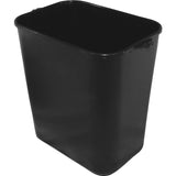 Impact® Soft-Sided Plastic 14 Quart Wastebasket w/ Pinch'm™, 12/Case, Black (IMP77015CT) Case of 12