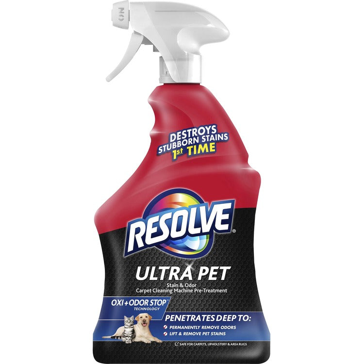 Resolve Ultra Stain/Odor Remover, Fresh Scent, 1 quart (RAC99305CT) Case of 6