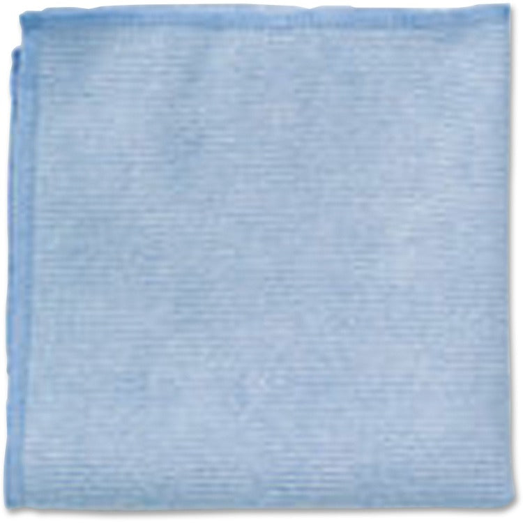 Rubbermaid Commercial Microfiber Light Duty Cloths, Cloth, 16" x 16" Length, 288/Carton, Blue (RCP1820583CT) Case of 12