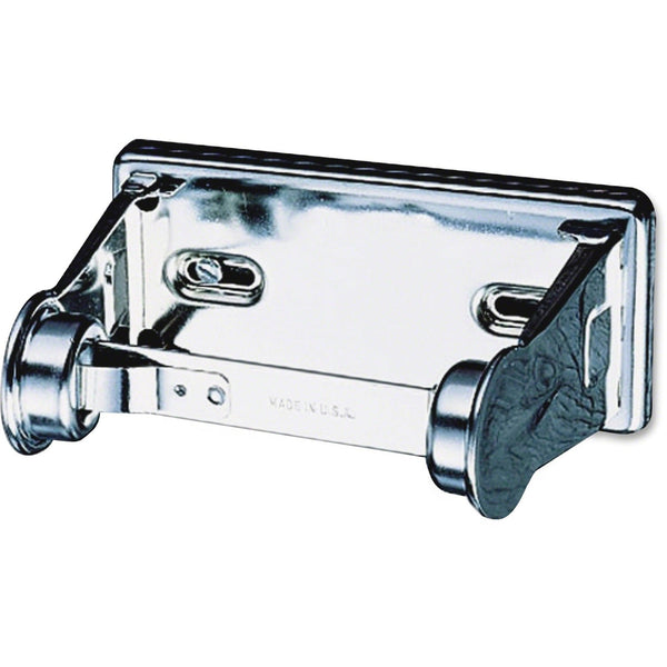 San Jamar Single-roll Toilet Tissue Dispenser, Roll Dispenser, 1 x Roll, 2.8", x 6" x 4.5" Depth, Chrome, Lockable, Anti-theft (SJMR200XCCT) Case of 20