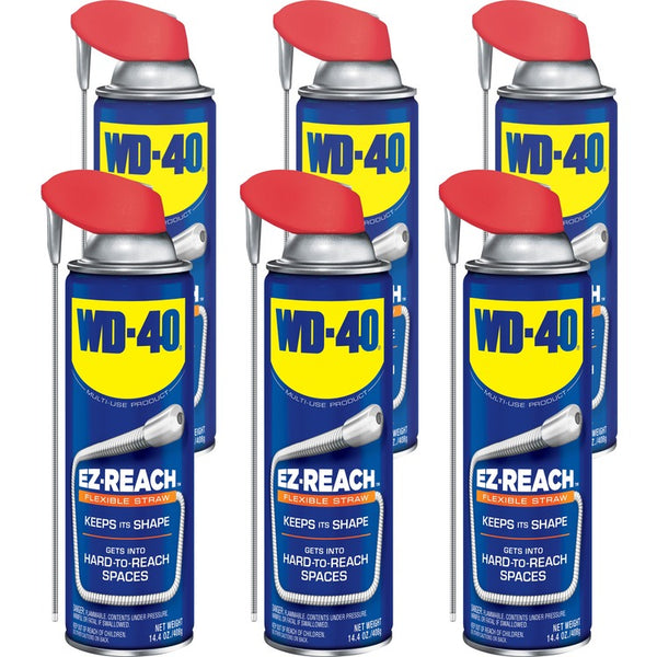 WD-40 EZ Reach Flexible Straw Lubricant, Corrosion Resistant, 6/Carton (WDF49019CT) Case of 6