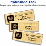 The Mighty Badge by Avery Reusable Magnetic Professional Name Badge Kits, 10/Pack (AVE71204) Pack of 10