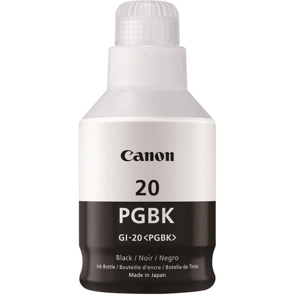 Canon GI-20 MegaTank Ink, Inkjet, Black (CNMGI20BLACK)