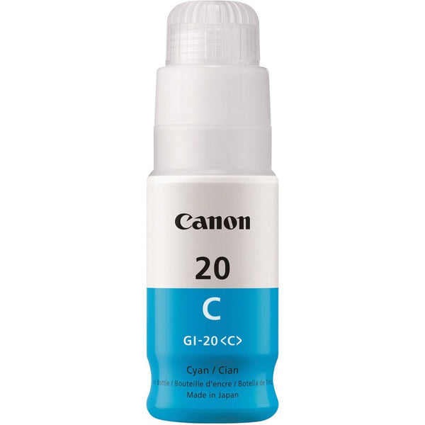 Canon GI-20 MegaTank Ink, Inkjet, Cyan (CNMGI20CYAN)