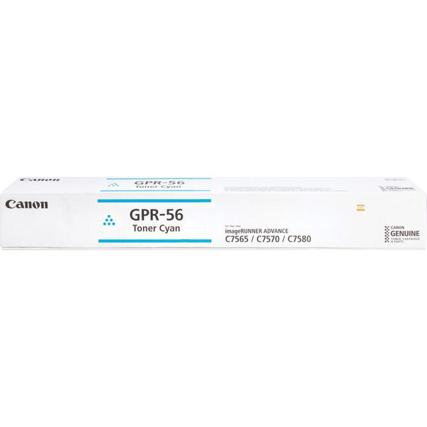 Canon GPR-56 Toner Bottle Cartridge, Laser, Cyan, 66500 Pages (CNM0999C003)