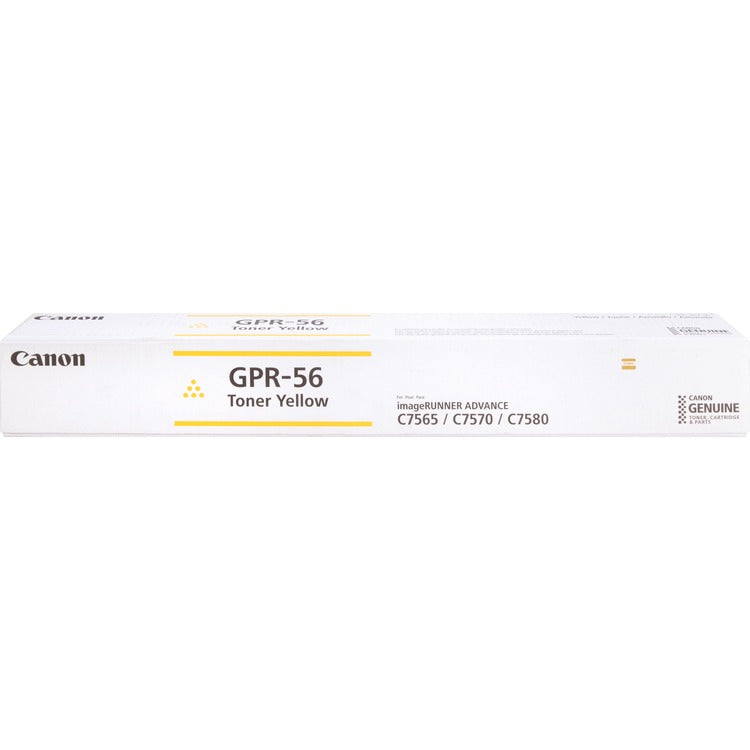 Canon GPR-56 Toner Bottle Cartridge, Laser, Yellow, 66500 Pages (CNM1001C003)