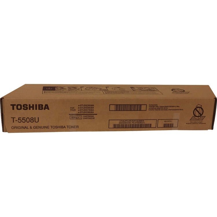 Toshiba Original Toner Cartridge, Black, Laser, 106600 Pages (TOST5508U) Each