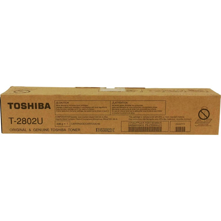 Toshiba Original Toner Cartridge, Black, Laser, 14600 Pages (TOST2802U) Each