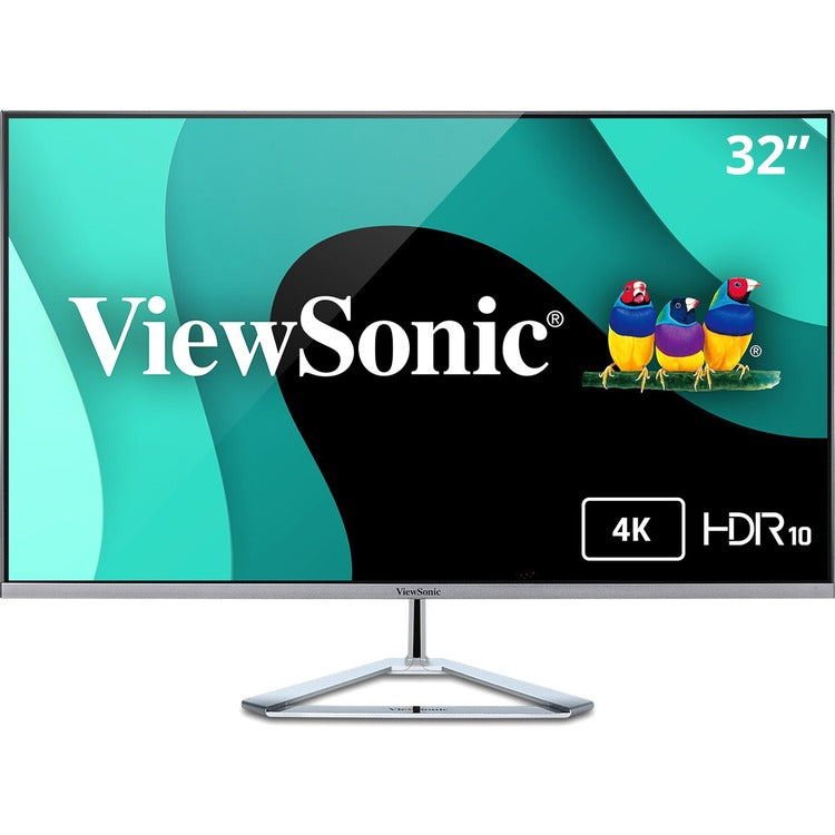ViewSonic VX3276-4K-MHD 31.5" 4K UHD WLED LCD Monitor (VEWVX32764KMHD) Each