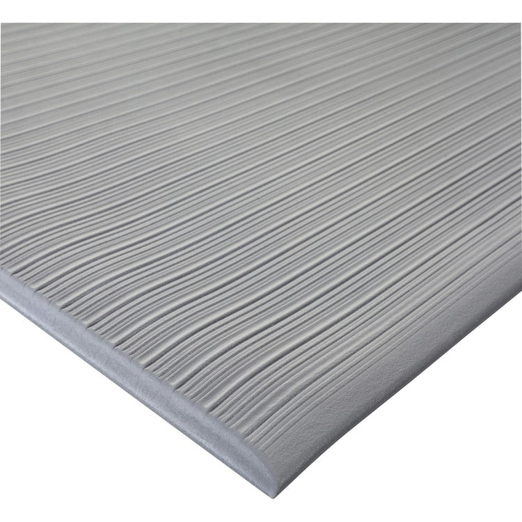 Genuine Joe Air Step Mat, Multipurpose, 36" Length x 24" x 0.38" Thickness, Rectangle, Vinyl Foam, Gray (GJO00085)