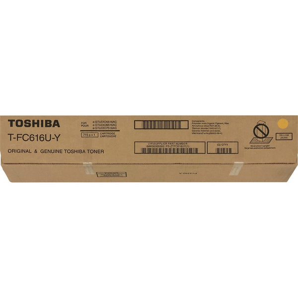 Toshiba Original Toner Cartridge, Yellow, Laser, 39200 Pages (TOSTFC616UY) Each