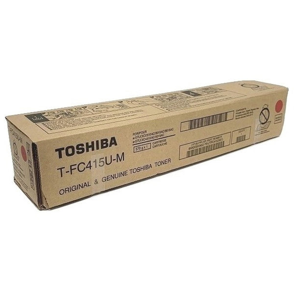 Toshiba Original Toner Cartridge, Magenta, Laser, 33600 Pages (TOSTFC415UM) Each