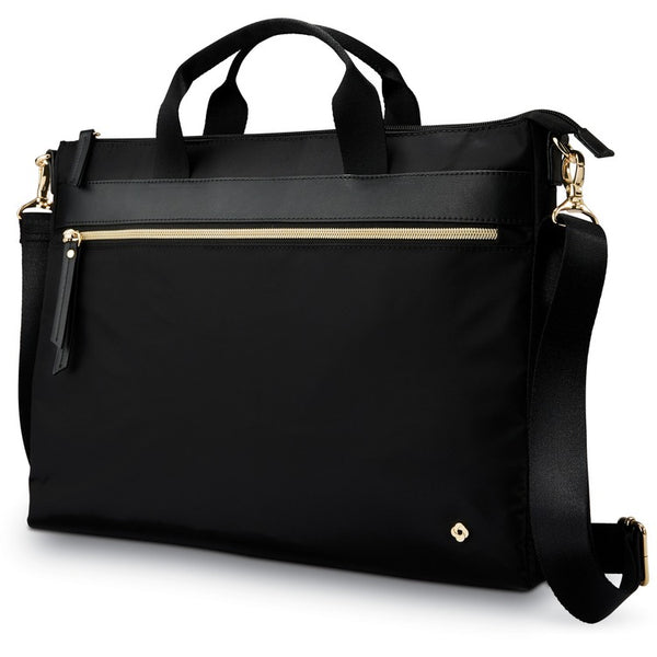 Samsonite Ladies Slim Brief, 2-1/2"Wx15-1/2"Lx10-4/5"H, Black (SML1281941041) Each