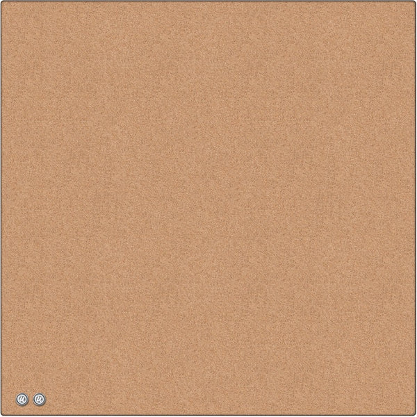 U Brands Cork Board, Tile, 14"Wx7/10"Lx14"H, Natural (UBR463U0004) Each