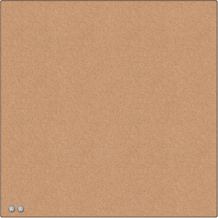 U Brands Cork Board, Tile, 14"Wx7/10"Lx14"H, Natural (UBR463U0004) Each