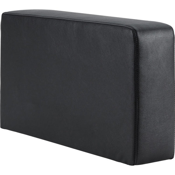 Lorell Contemporary Sofa Seat Cushioned Armrest, Black, Polyurethane, 1 Each (LLR86931)