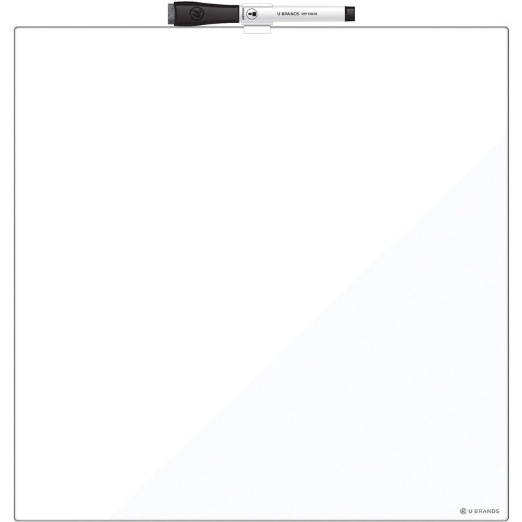 U Brands Dry-Erase Board, Tile, Magnetic, 14"Wx7/10"Lx14"H, White (UBR460U0004) Each
