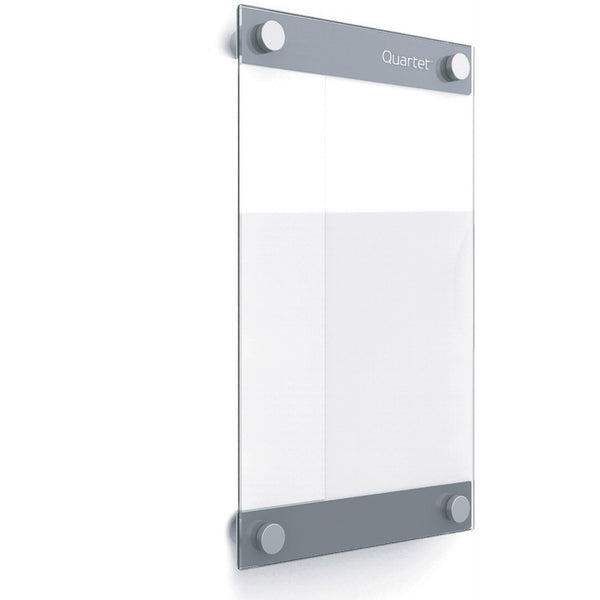 Quartet Dry-Erase Board, Glass, 11"Wx17"L, White (QRTGI1117)