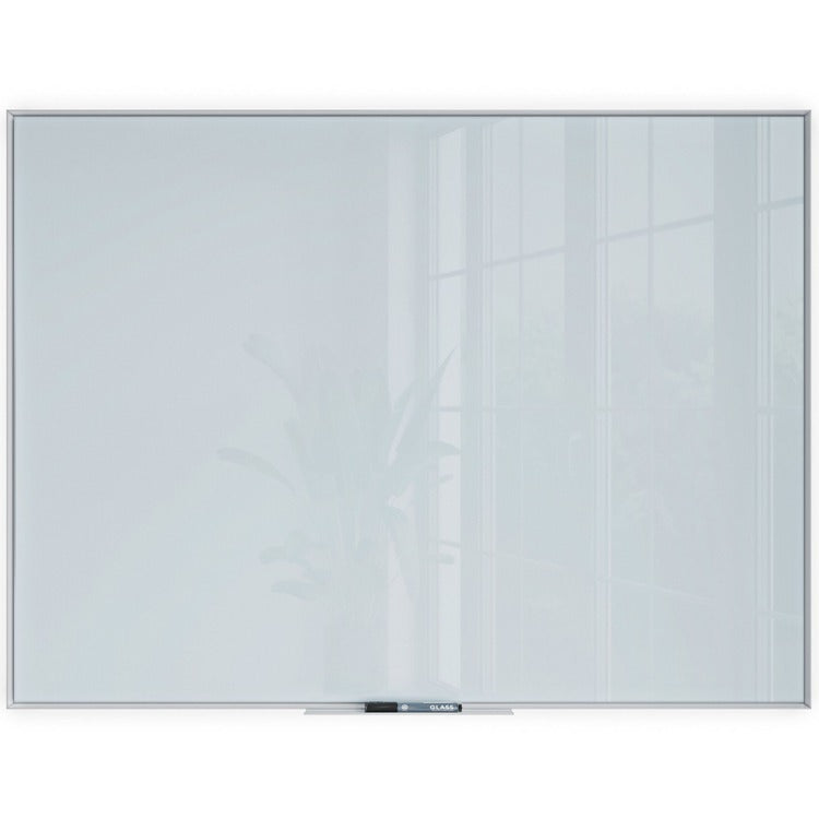 U Brands Dry-Erase Board, Glass, 47"Wx35"Lx3/4"H, Frost (UBR2826U0001) Each