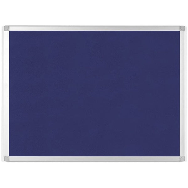 MasterVision Bulletin Board, Blue Fabric, 24"Wx36"Lx1/2"H, Blue (BVCFA03439214) Each