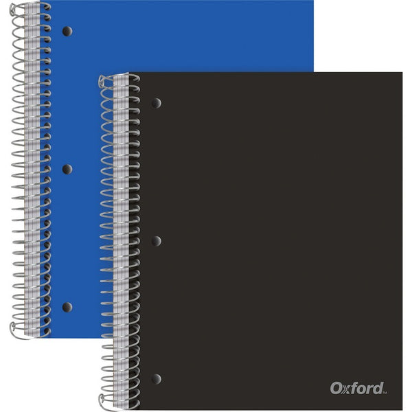 TOPS Notebook, 5-Sub, 200-Sht, 8-1/2"Wx10-1/2"Lx3/5"H, 2/Pk, Ast (TOP10387) Pack of 2