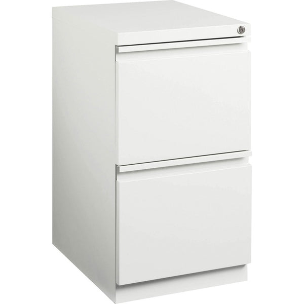 Lorell File/File Mobile Pedestal, 15" x 19.9" x 27.8", White (LLR00050)