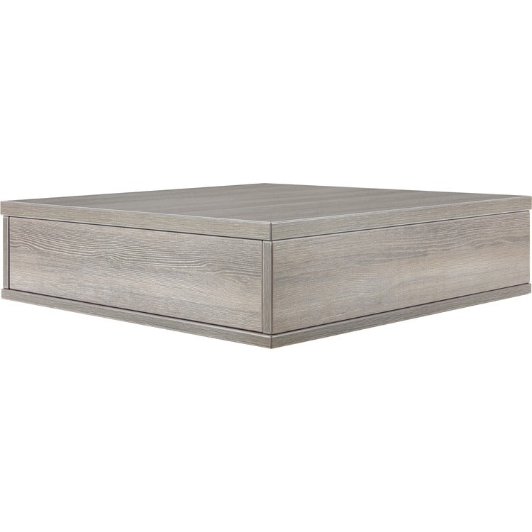 Lorell Contemporary Laminate Sectional Tabletop, 25.3" x 25.5" x 6.6", Finish: Weathered Charcoal, Laminate (LLR86935)