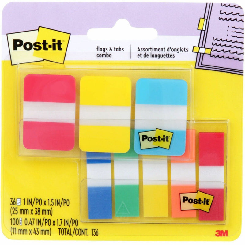 Post-it&reg; Super Sticky Notes Classroom Value Pack, Multicolor, Sticky, Adhesive, 136/Pack (MMM686COMBO1) Pack of 136