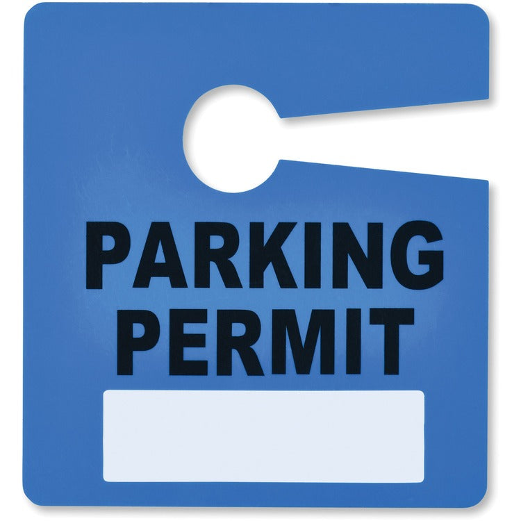 Tatco Parking Permit, Reusable, 2-4/5"Wx3"H, 50/Pk, Blue (TCO68103) Pack of 50