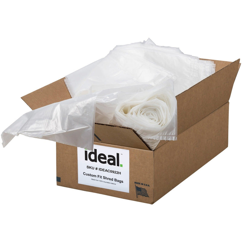 ideal. Shredder Bags for Shredder models 4107 & 4108 - 79 gal - 64", x 44" Width - 80/Case - Plastic (ISRIDEAC0922H) Case of 80
