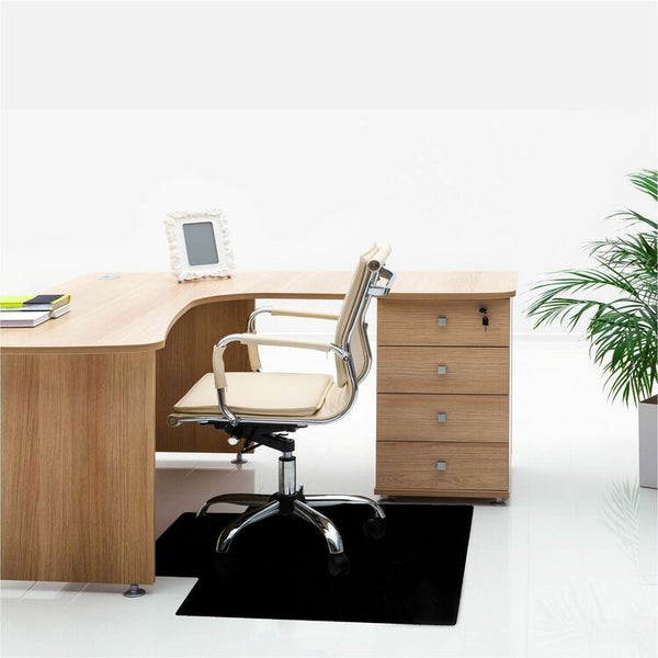 Advantagemat Black&reg; Chairmat, Hard Floor, 36"Wx48"Lx3/5"H, Black (FLRFC123648HLBV) Each