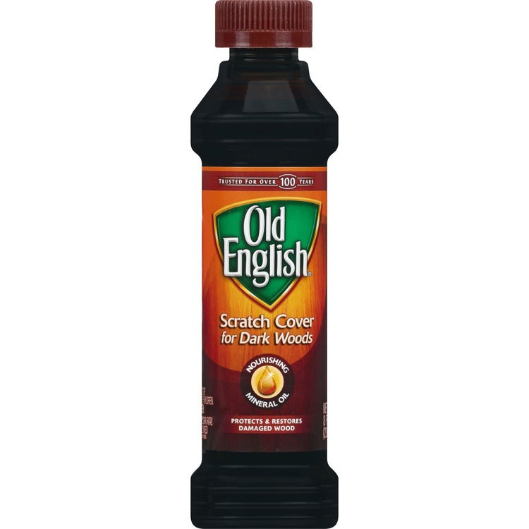 Old English Furniture Scratch Cover, For Dark Woods, 8oz Bottle (RAC75144) Each