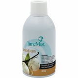 TimeMist Metered 30-Day Vanilla Cream Scent Refill, Spray, 6000 ft³, 5.3 fl oz (0.2 quart), Vanilla Cream (TMS1042737EA) Each