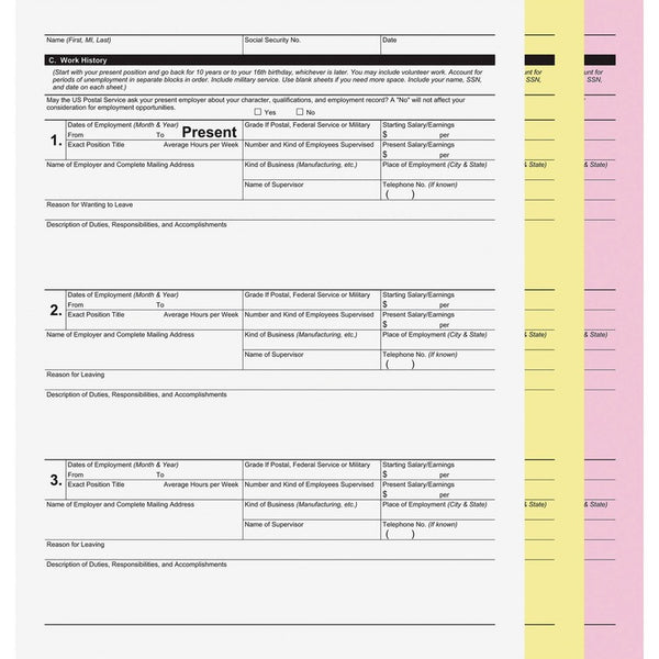 ICONEX Digital Carbonless Paper, 3-Part, 8.5 x 11, White/Canary/Pink, 835/Carton (ICX90771008) Case of 835