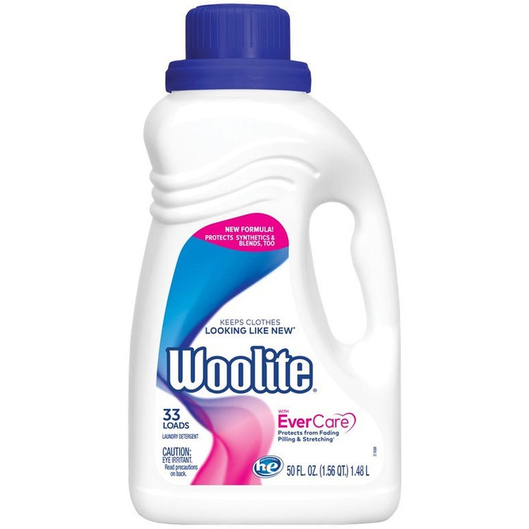 Woolite Gentle Cycle Laundry Detergent, Light Floral, 50 oz Bottle (RAC77940) Each
