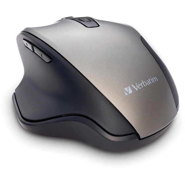 Verbatim SILENT ERGONOMIC WL BLUE LED MOUSE GRAPHITE (VER70242) Each