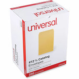 Universal Envelope, Catalog, #12 1/2, 28 lb, Gummed, Brown Kraft, Kraft Paper, 250/Box (UNV42165) Box of 250
