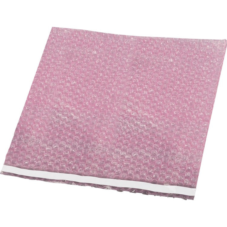 Sparco Anti-static Bubble Bag, 24" x 24" Length, Pink, 50/Carton, Electronic Equipment, Tool, Accessories, Small Parts (SPR00093)