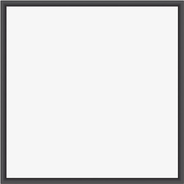 U Brands Dry-Erase Board, Magnetic, Steel, 36"X36" , Bk/We (UBR2892U0001) Each