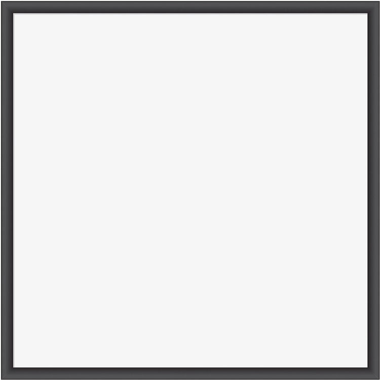 U Brands Dry-Erase Board, Magnetic, Steel, 36"X36" , Bk/We (UBR2892U0001) Each