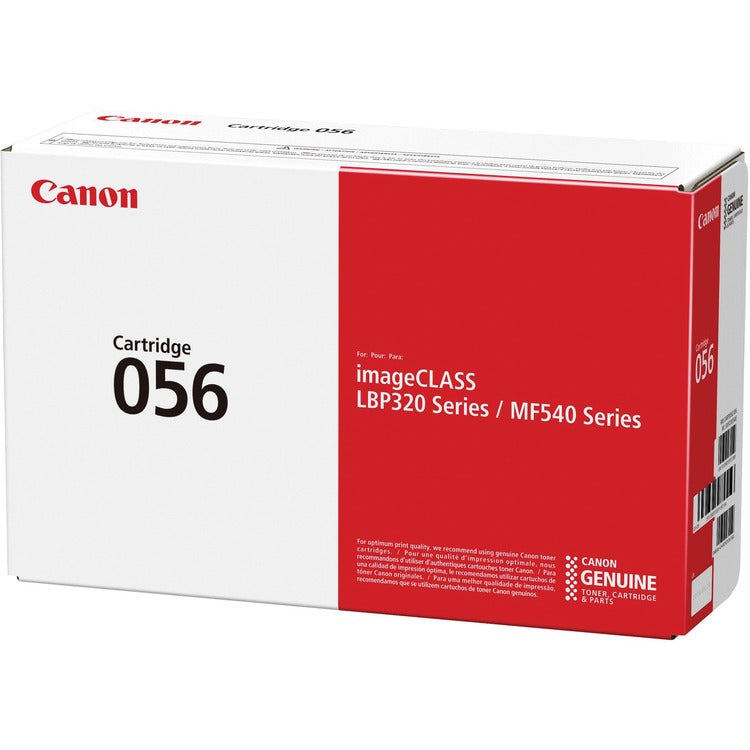 Canon 056 Original Toner Cartridge, Black, Laser, Standard Yield, 10000 Pages (CNMCRG056)