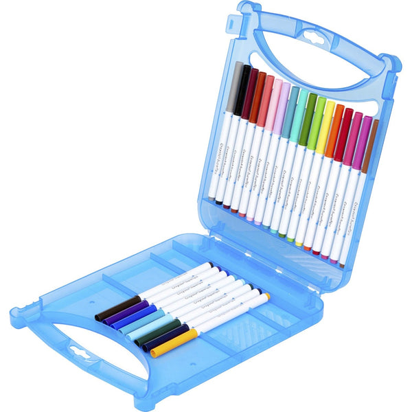 Crayola Super Tips Art Kit, Classroom, Home, Art, Recommended For 4 Year, 65 Piece(s), 1.25" x 9.25"11.30", 1 Kit, Assorted (CYO040377) 1 Kit