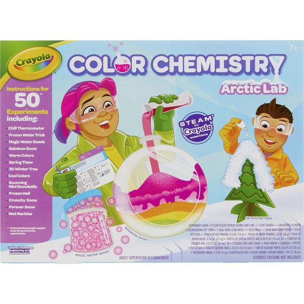 Crayola Color Chemistry Arctic Lab Set, Skill Learning: Science, Chemistry, 7 Year & Up (CYO747296) 1 Kit