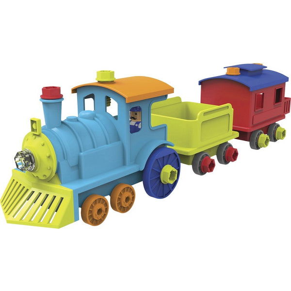 Educational Insights Toy Train, Design And Drill, 8"Wx6"Lx15"H, Multi (EII4175) Each
