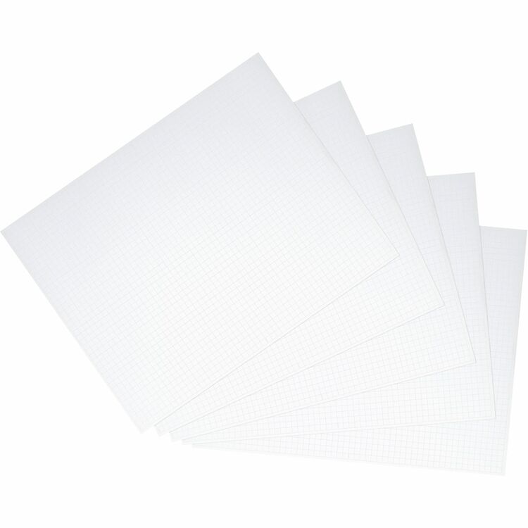 UCreate Foam Board, 22"Wx28"Lx1/4"H, 5 Sh/Ct, White (PACCAR90330K) Case of 5
